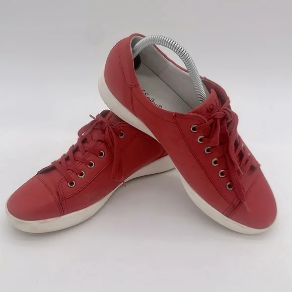 Josef Seibel Shoes Josef Seibel Sina Ii Red Lace Up Sneakers